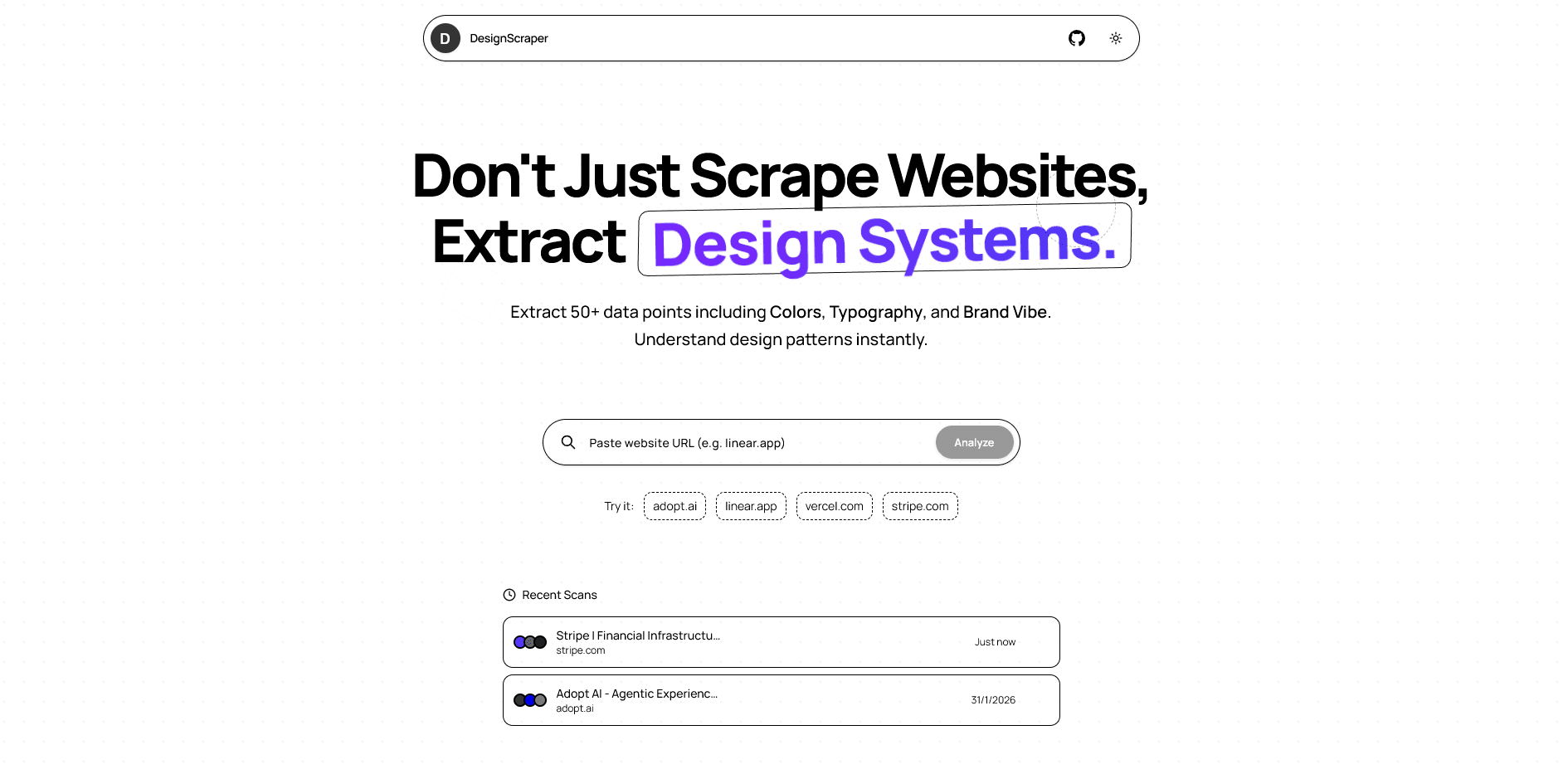 DesignScraper